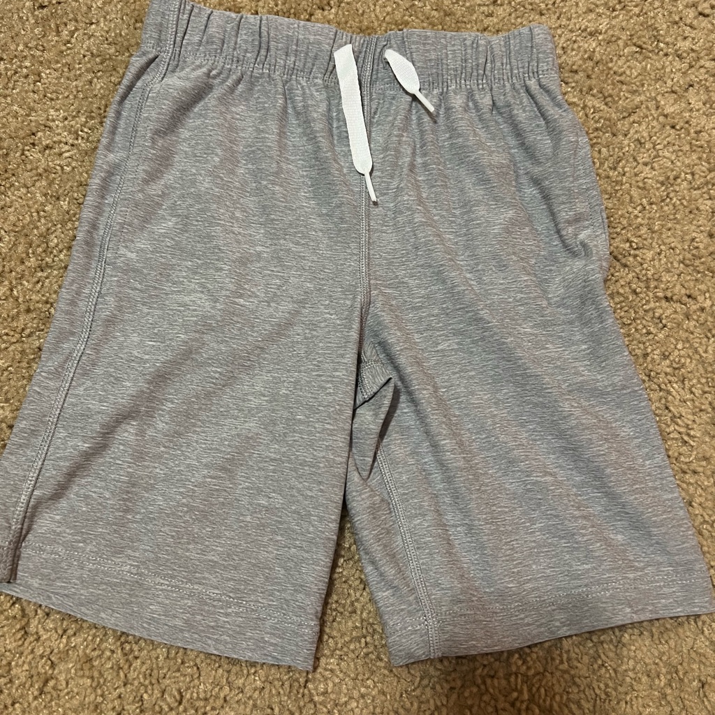 Boys Gray Sweat Shorts